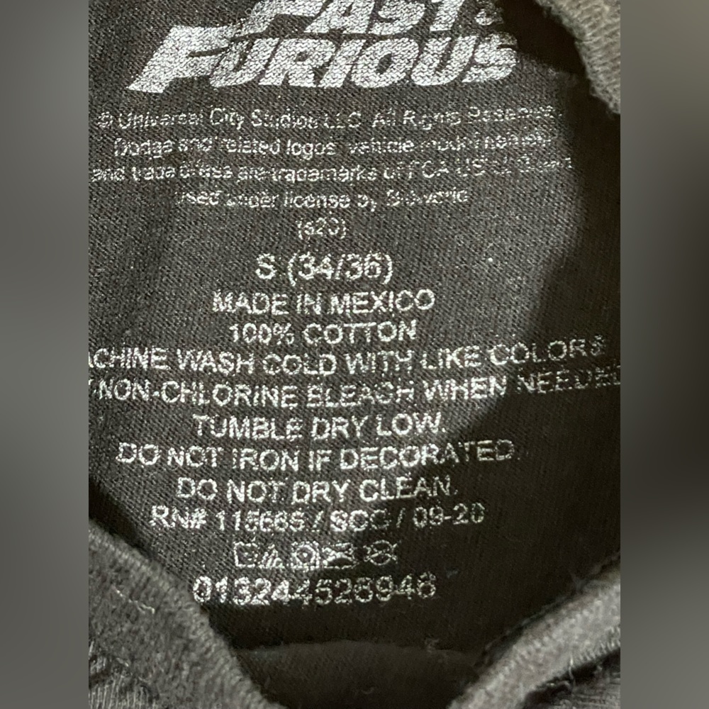 FAST AND FURIOUS TSHIRT - Picture 3 of 4